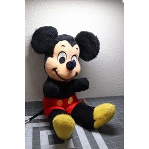 Mickey Mouse Stuffed Toy 20 Plush Doll 1970's? Vintage Walt Disney California